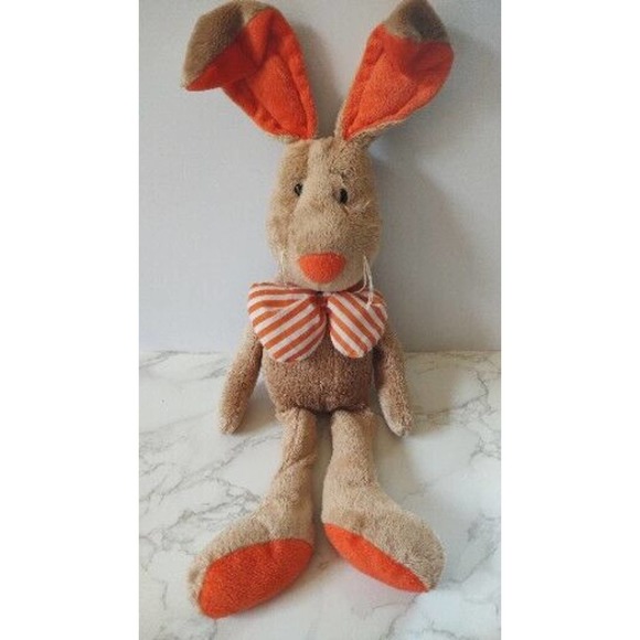 GANZ | Toys | Ganz Robert Brown Rabbit Bunny Worange Bow 7 He1021 ...